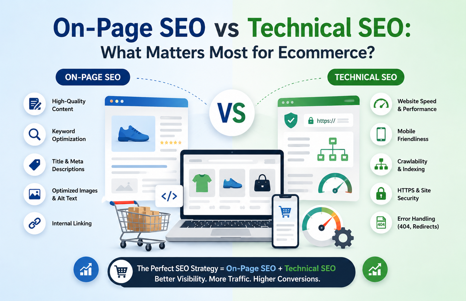 On-Page SEO vs Technical SEO